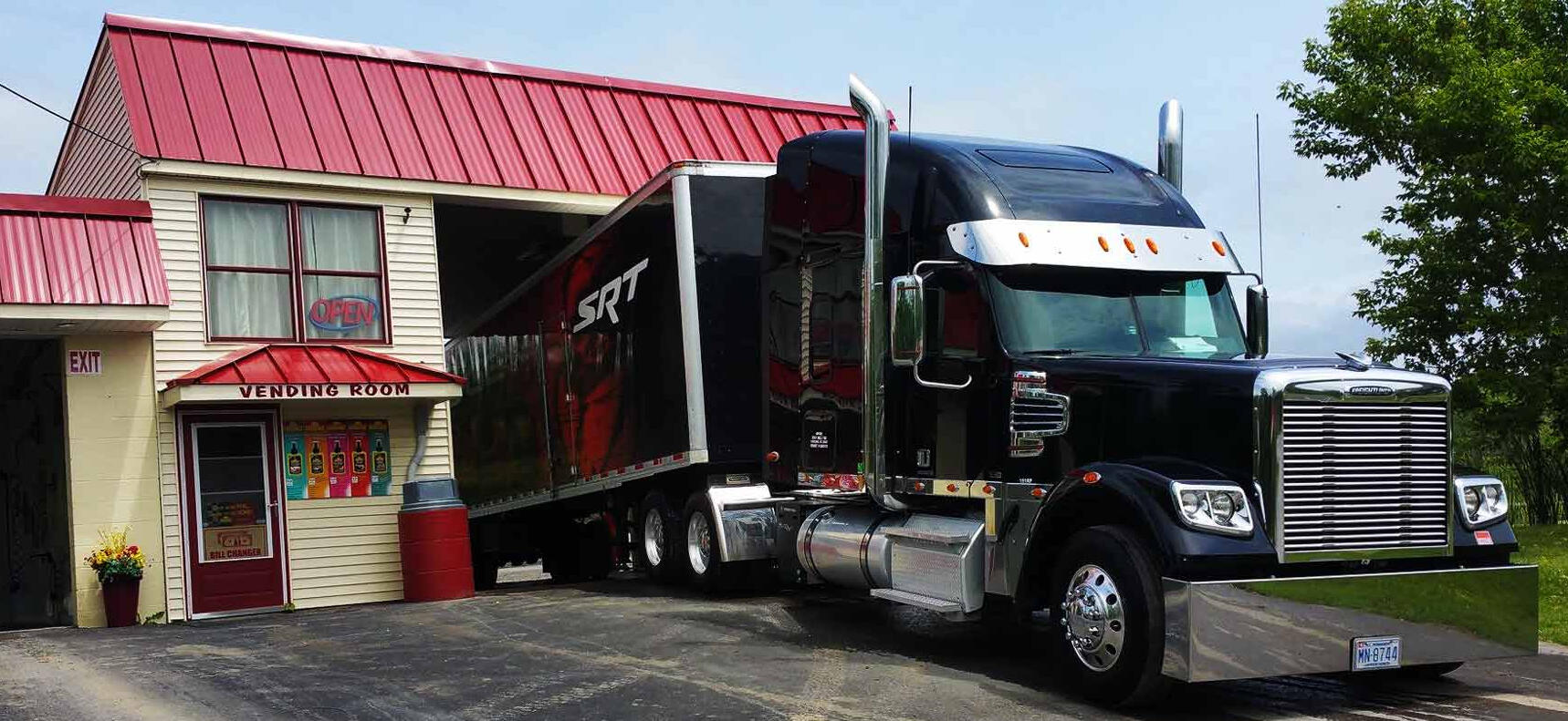 Tractor Trailer Wash Truck and Trailer Washout